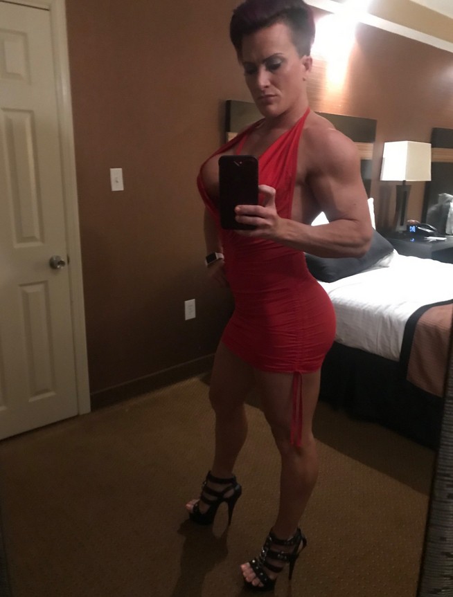 Tapered-Physique-in-a-red-dress